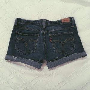 Levi’s vintage cut off denim shorts
